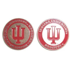 NCAA Double Sided Collegiate Golf Ball Marker Coins -Fine Golf Store indiana