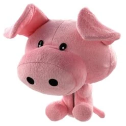 Club Hugger Golf 460CC Animal Clip On Headcover -Fine Golf Store pig