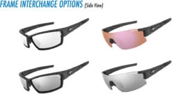 Tifosi Optics Pro Escalate SF Sunglasses Kit 12 Tifosi Optics Pro Escalate SF Sunglasses Kit -Fine Golf Store tifosi pro escalate sf 237202 112