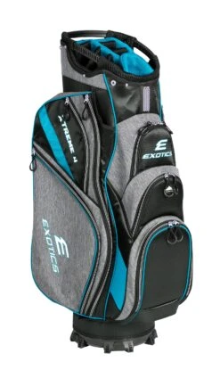 Tour Edge Exotics Xtreme 4 Cart Bags -Fine Golf Store xtremeblueplaidblack